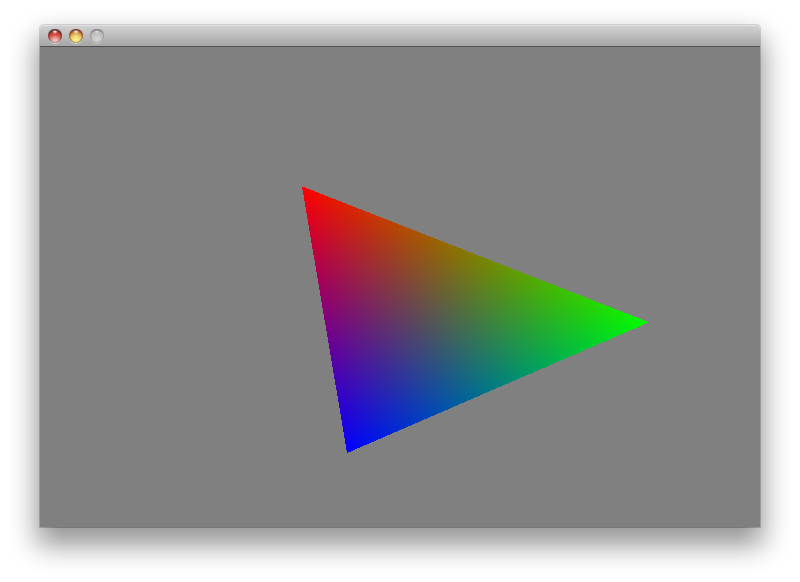Version0.01 三角形の描画